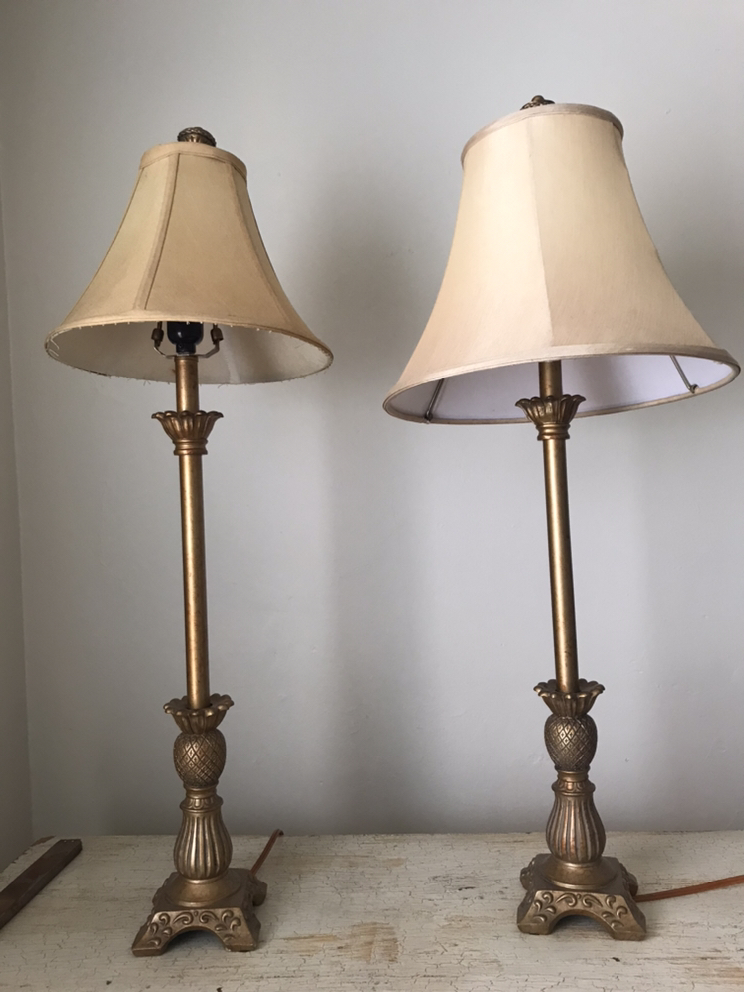 #freecycle table lamps