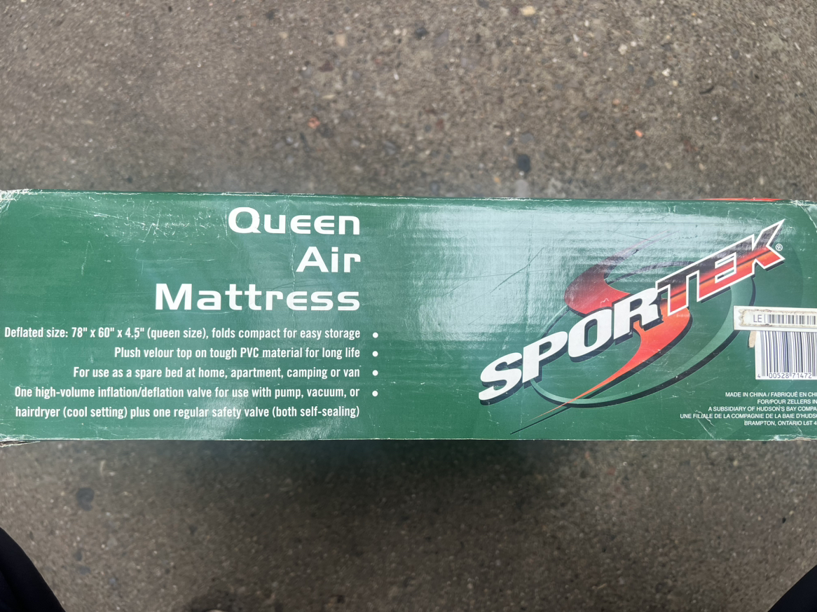 Not Used Queen Size Air Mattress - photo 3