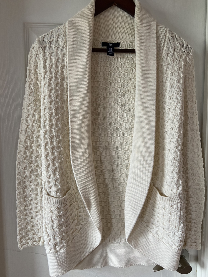 Gap Women’s XS Cardigan Sweater Open Front with Pockets