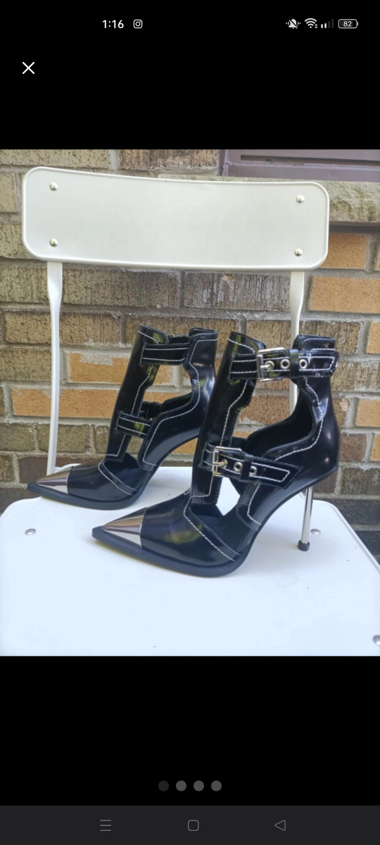 Alexander McQueen Spring/19 inspired heels  (US6) - photo 2