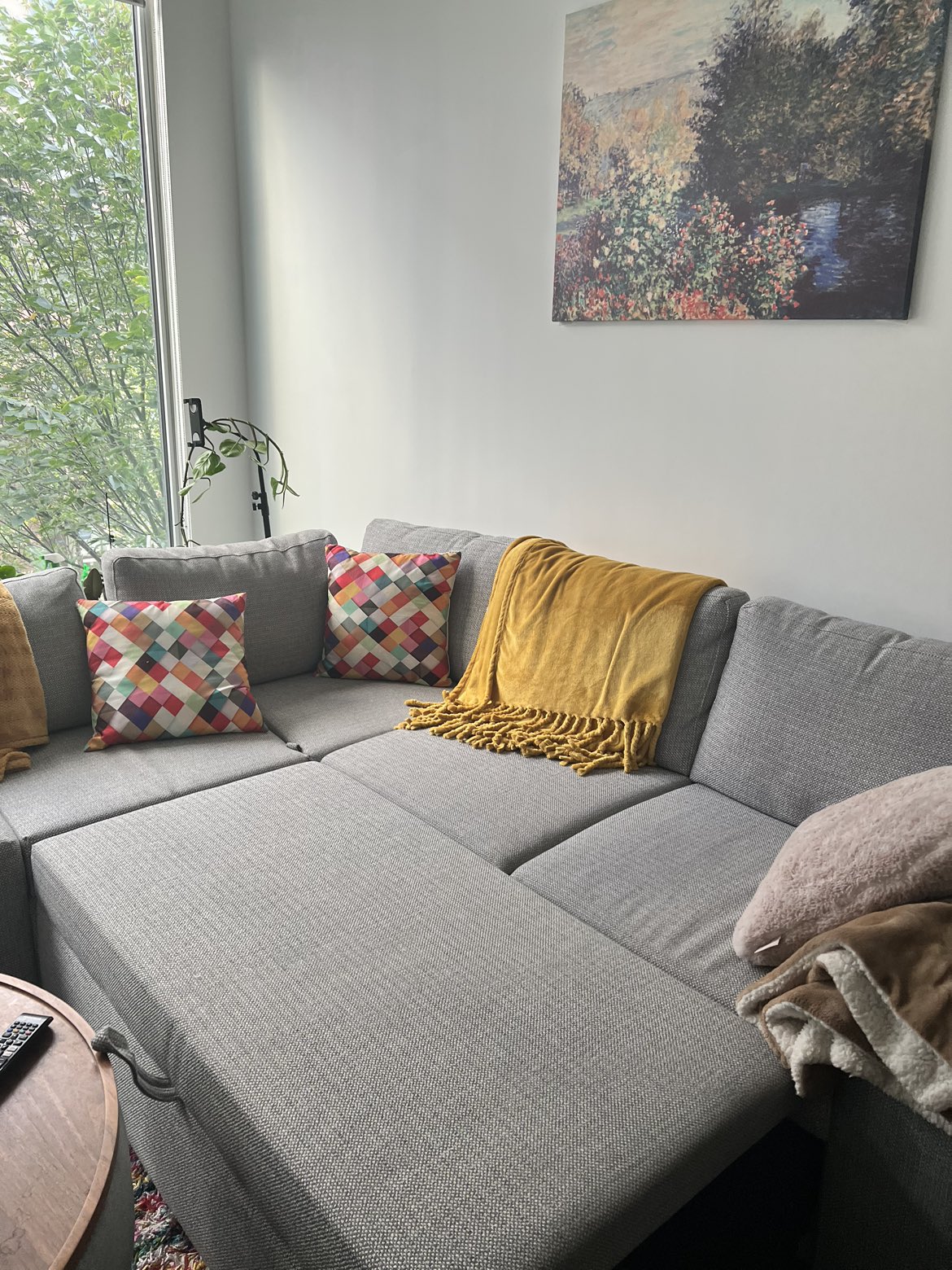 Multifunctional structube sectional sofa/ sofa bed - photo 2