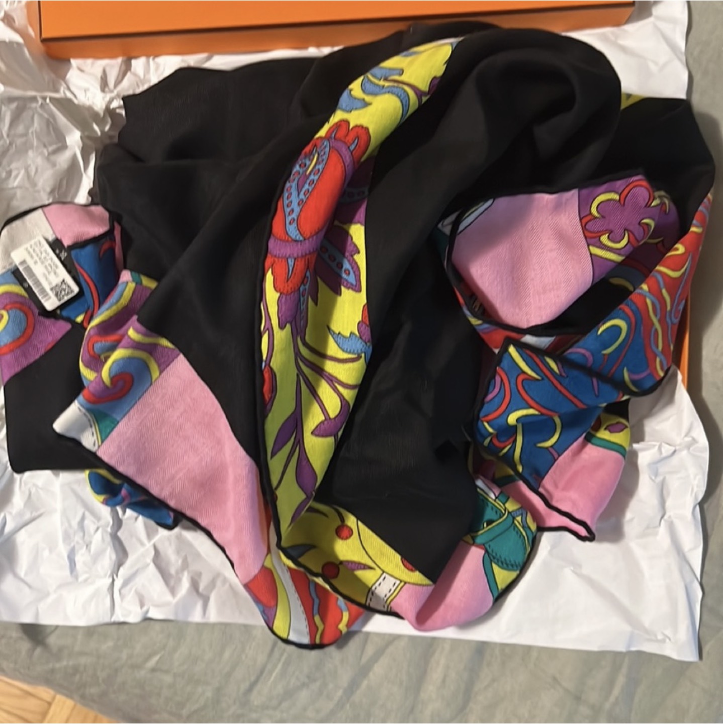 NWT Hermes Cashmere Shawl image indicator(9)