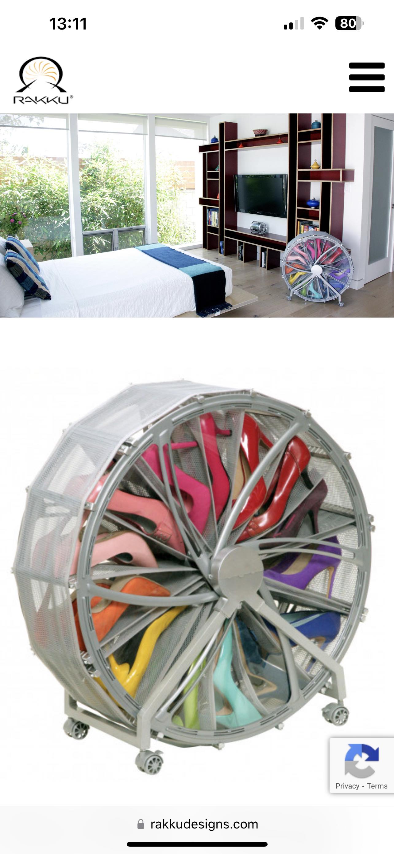 Shoe wheel storage - photo 2