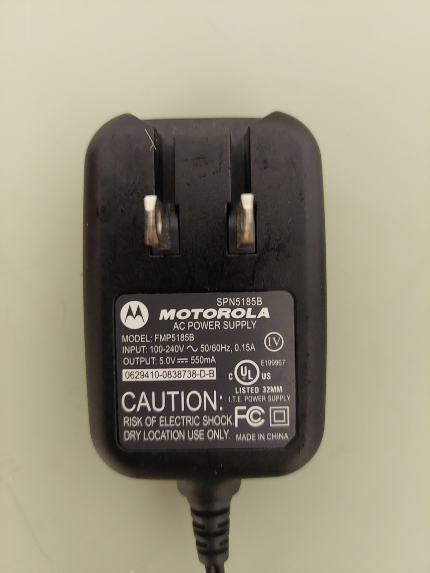 Motorola USB Mini B Charger image indicator(2)