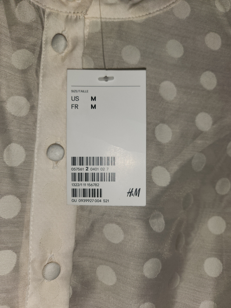 New white Ivory dress from H & M image indicator(2)