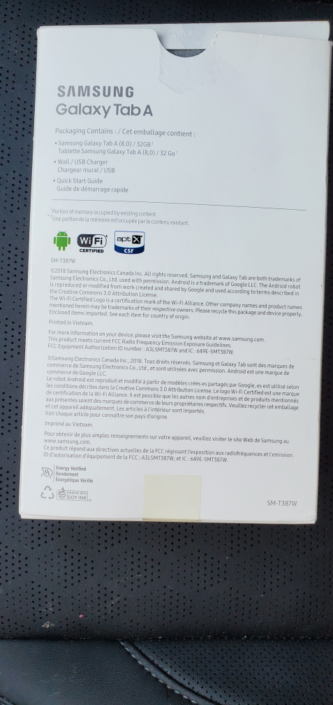 Samsung Galaxy Tab A 32GB 8.0″ LTE Cellular Tablet – 2019 - photo 3