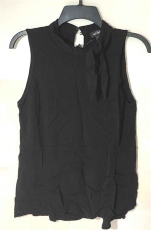 Lord & Taylor Women's Sleeveless Side Tie Top sz M