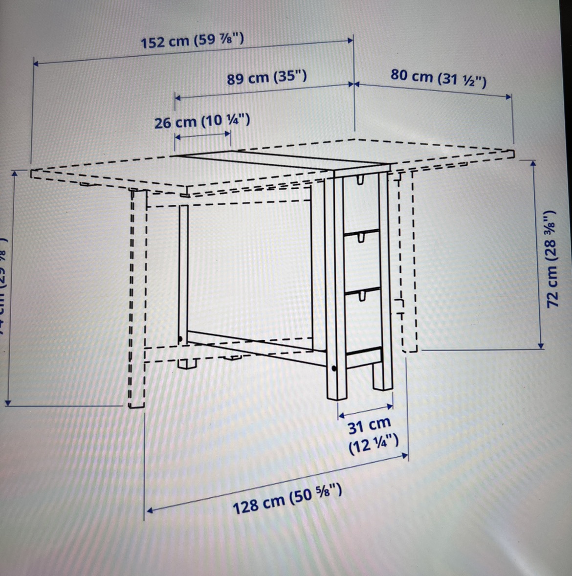 Norden table from IKEA - photo 3