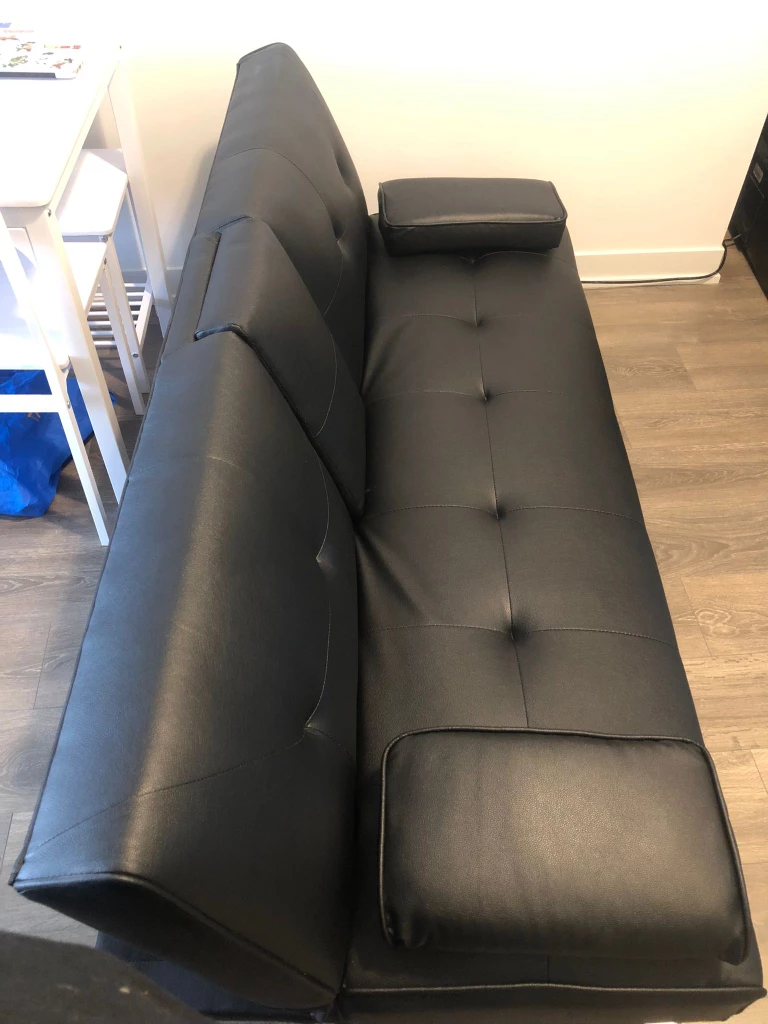 New Leather Sofa Bed - photo 2