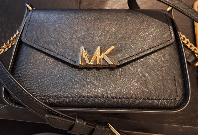 Michael Kors Sylvia Small Flap Black Saffiano Leather Crossbody - photo 2