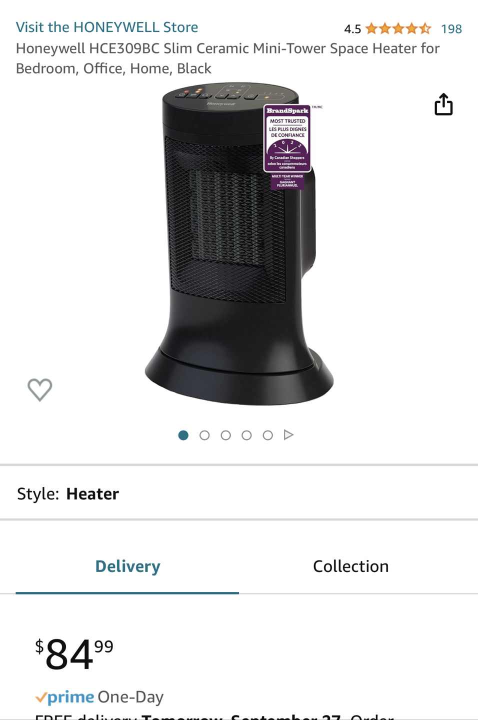 Small room heater