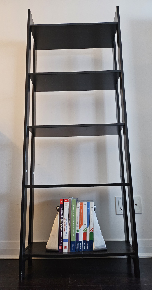 Black Bookcase/Shelve (free bookends) thumbnail