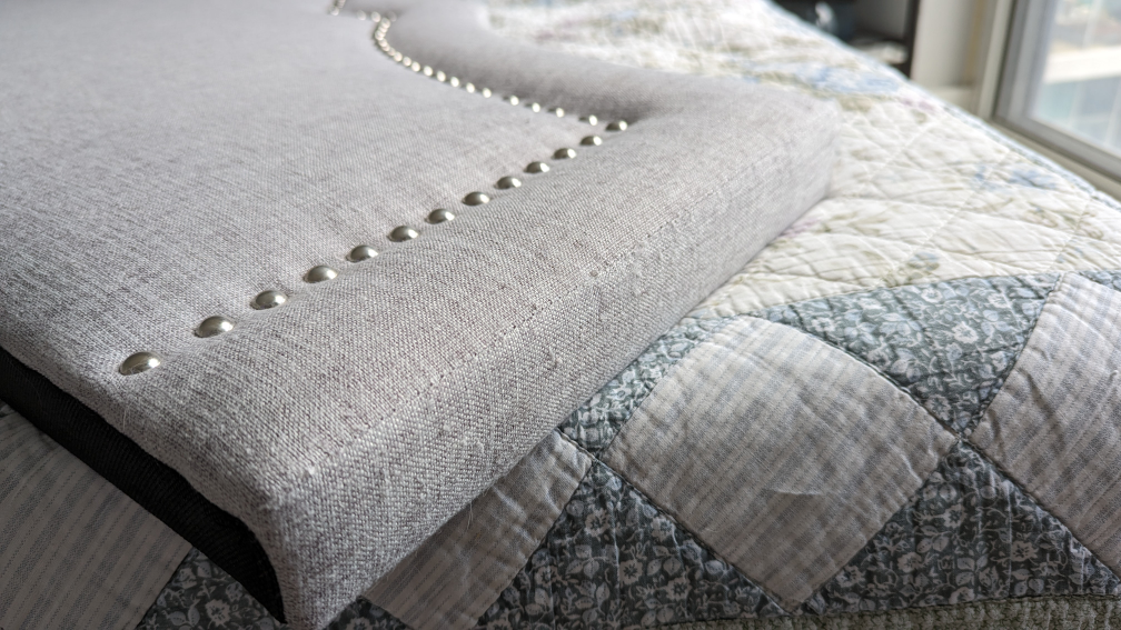 Upholstered Headboard - Queen / Greyish Beige image indicator(2)