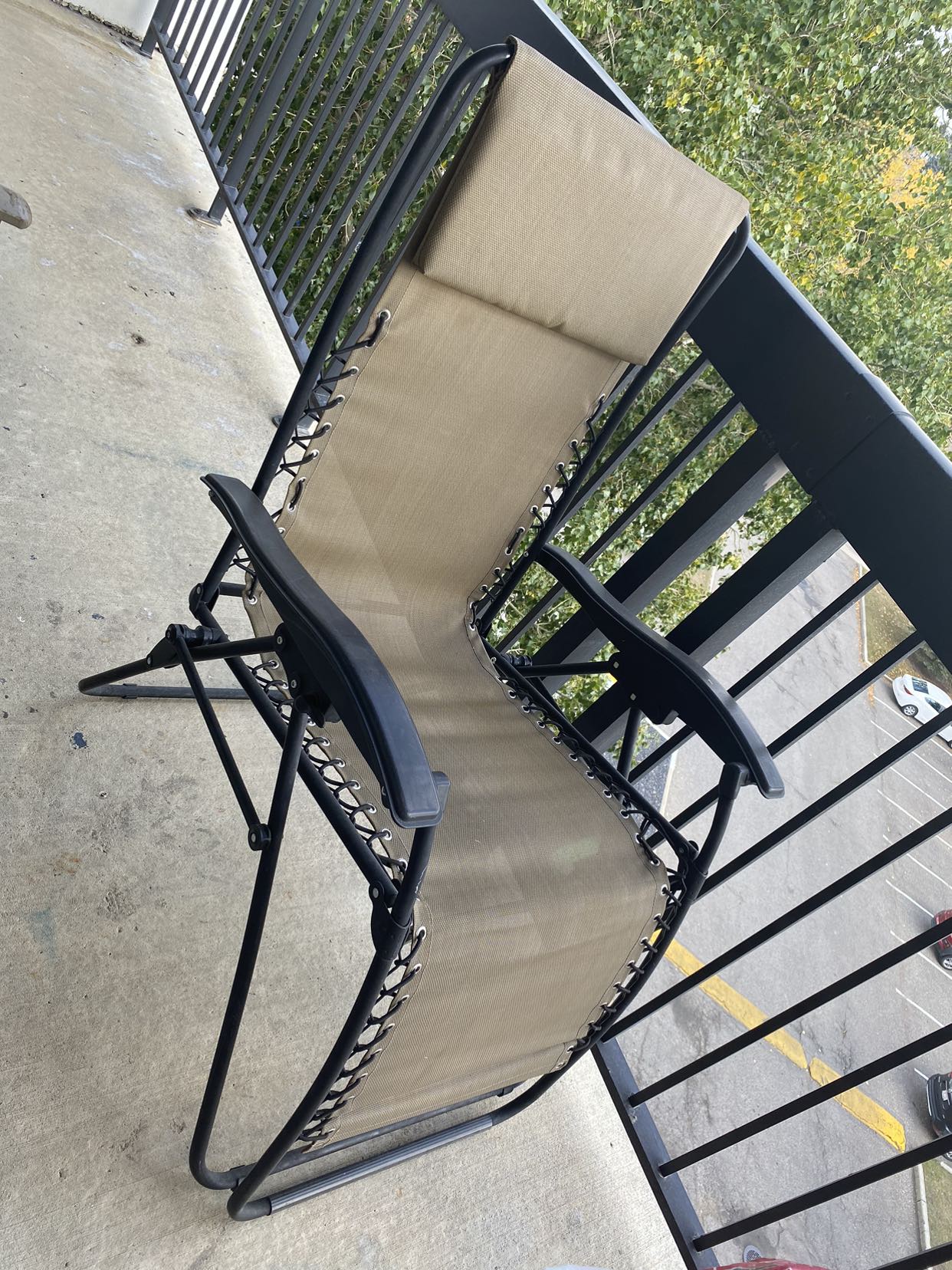 Outdoor folding lawn chair - photo 3