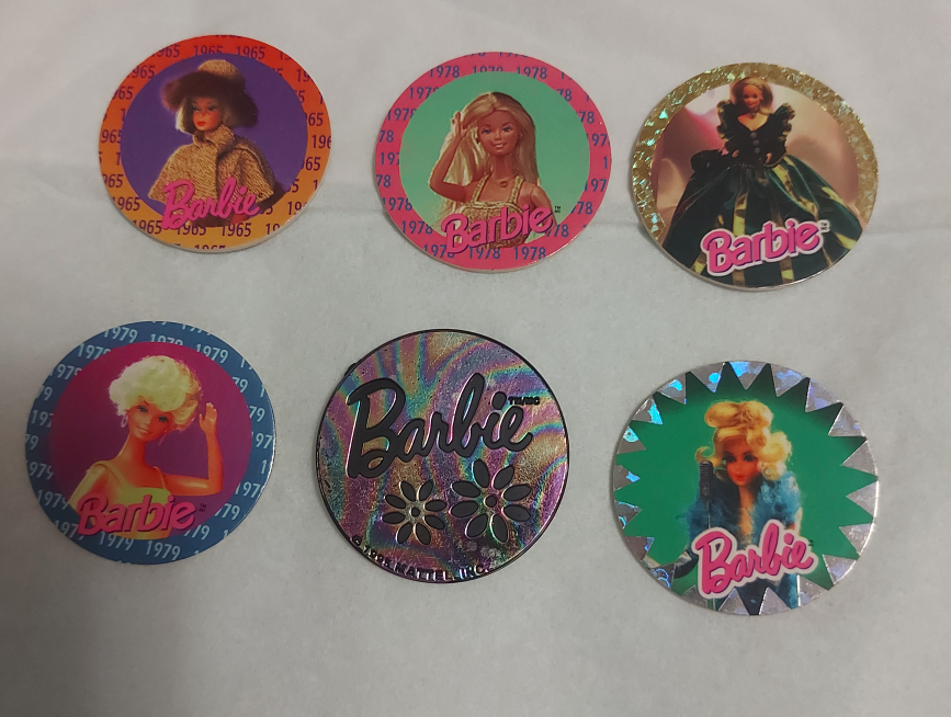 Vintage Barbie Pogs and Slammer thumbnail