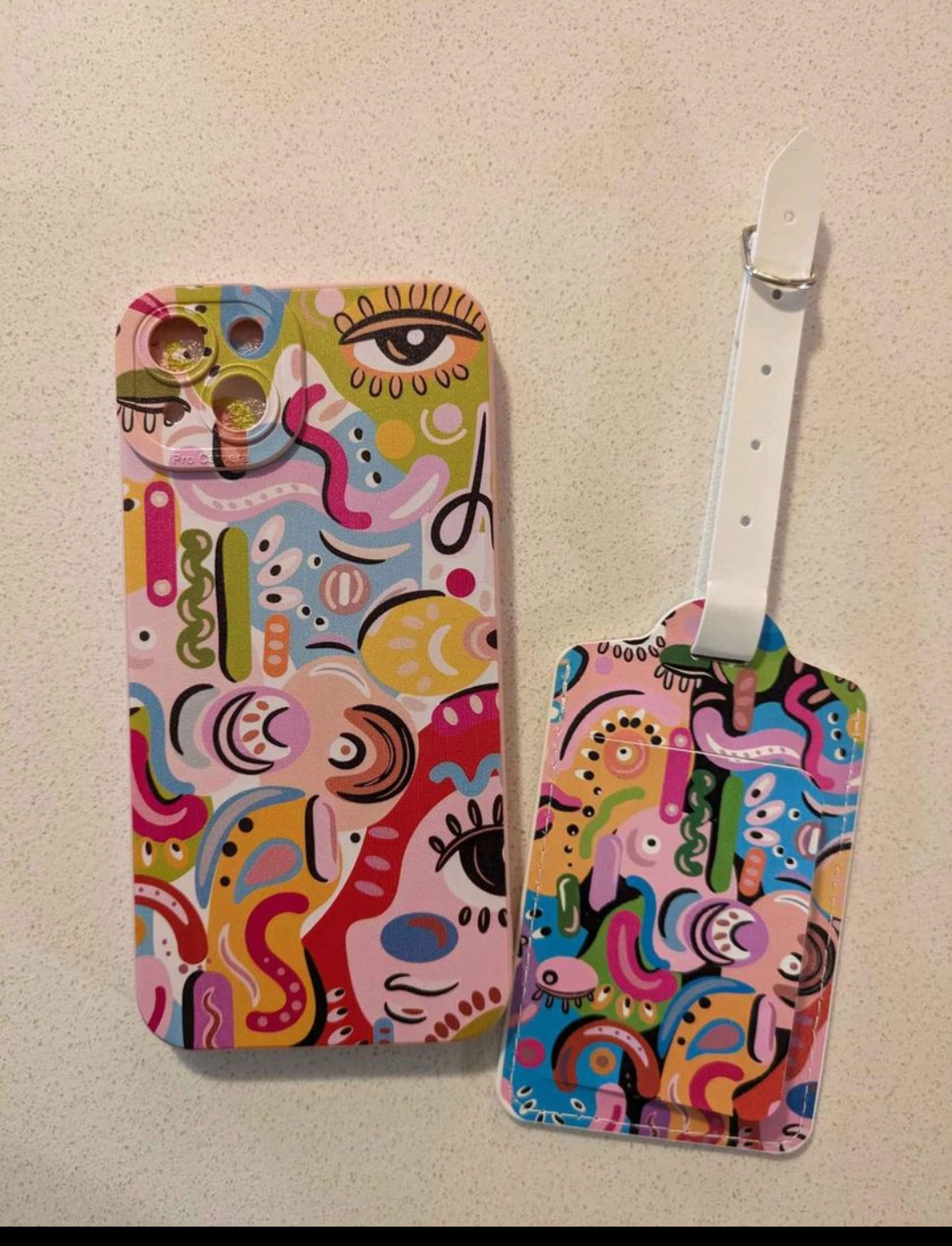 Iphone 14 phone case and tag holder set - photo 2