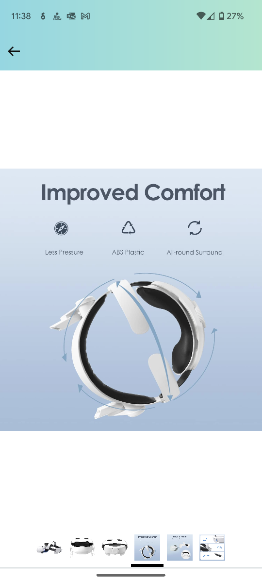 Elite Strap for Oculus 2 Accessories - photo 4