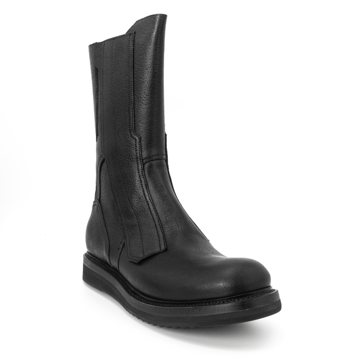 MOTOCROSS CREEPER LEATHER BOOTS IN BLACK - photo 3