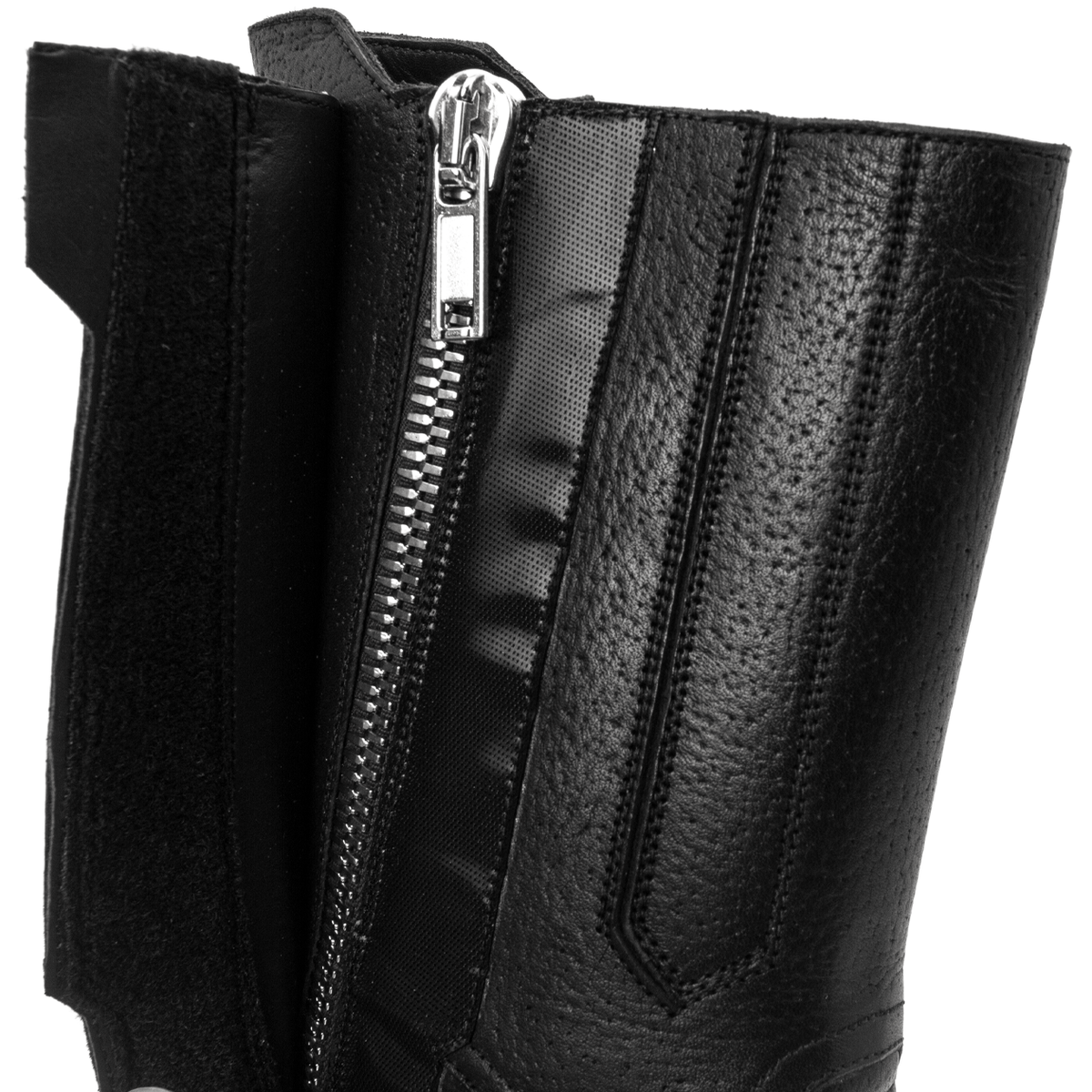 MOTOCROSS CREEPER LEATHER BOOTS IN BLACK - photo 5