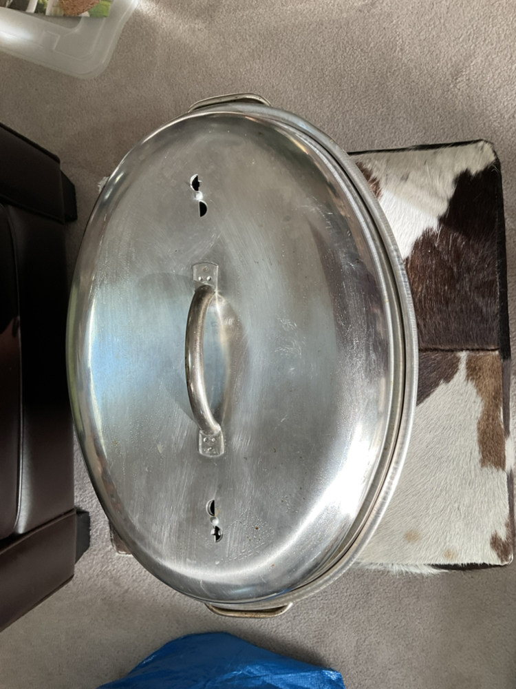 Roasting pan, oval with lid - photo 4