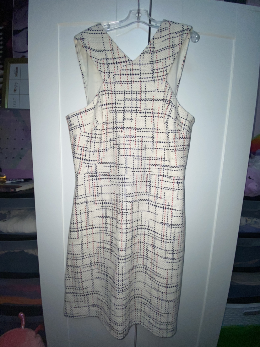 Tweed Multi Colour Banana Republic Dress