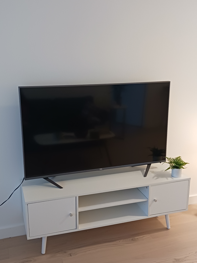 White TV stand