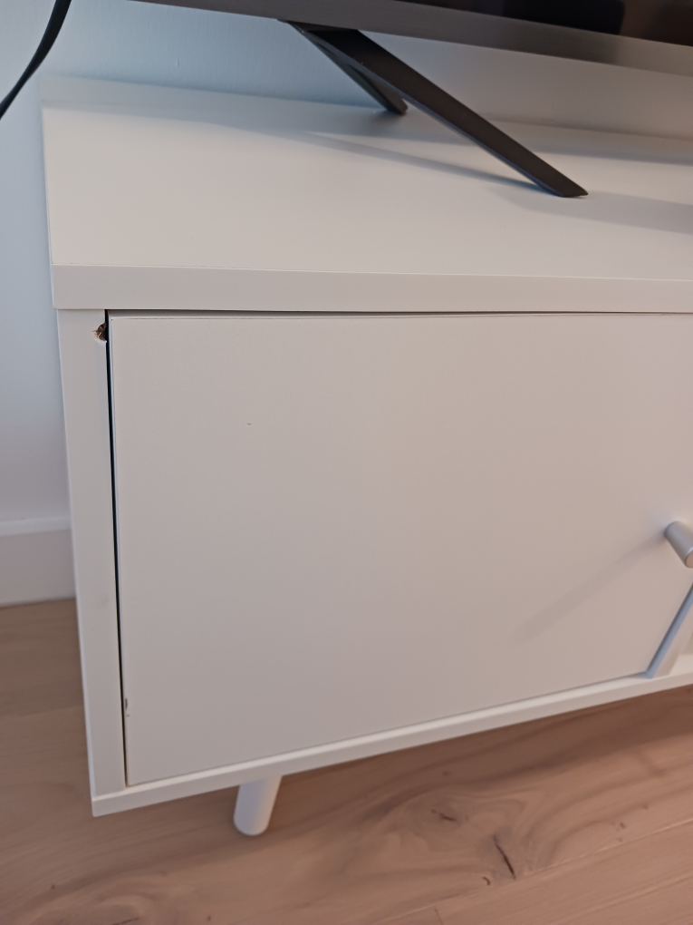 White TV stand - photo 3