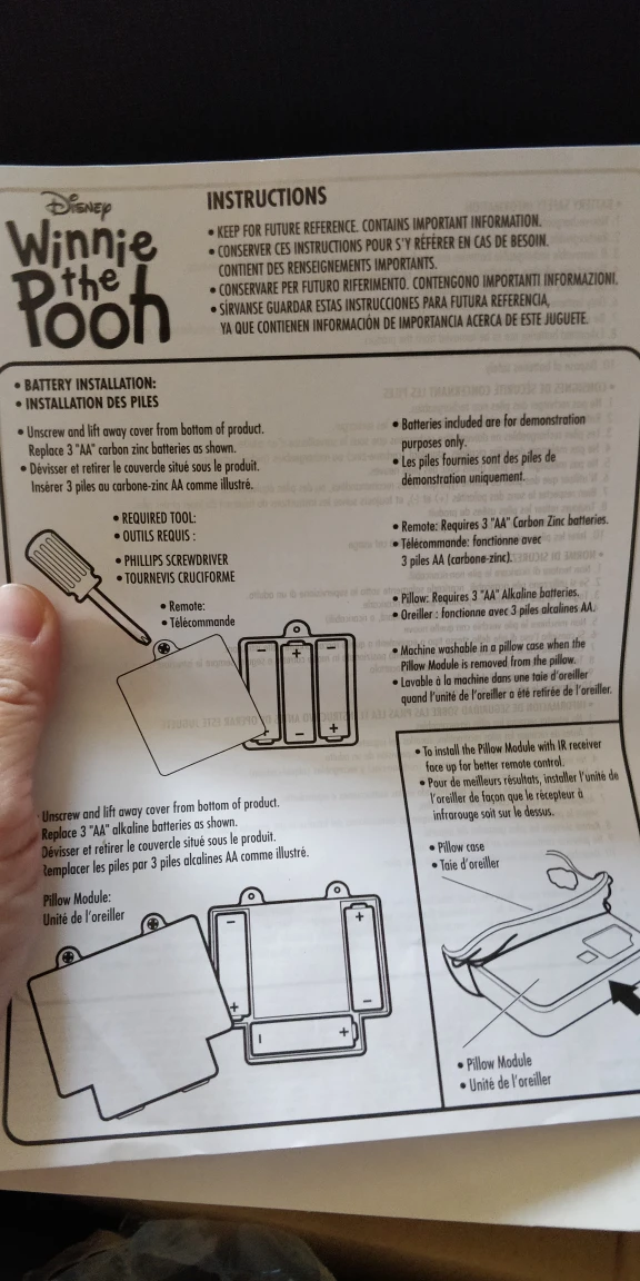 Sing Me to Sleep Soother Winnie the Pooh plush toy image indicator(4)