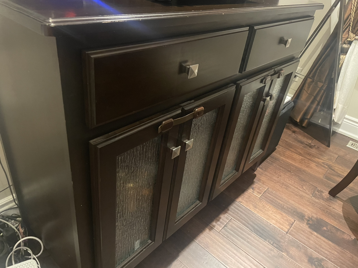 Storage Cabinet Kitchen Cupboard Buffet Server - photo 3