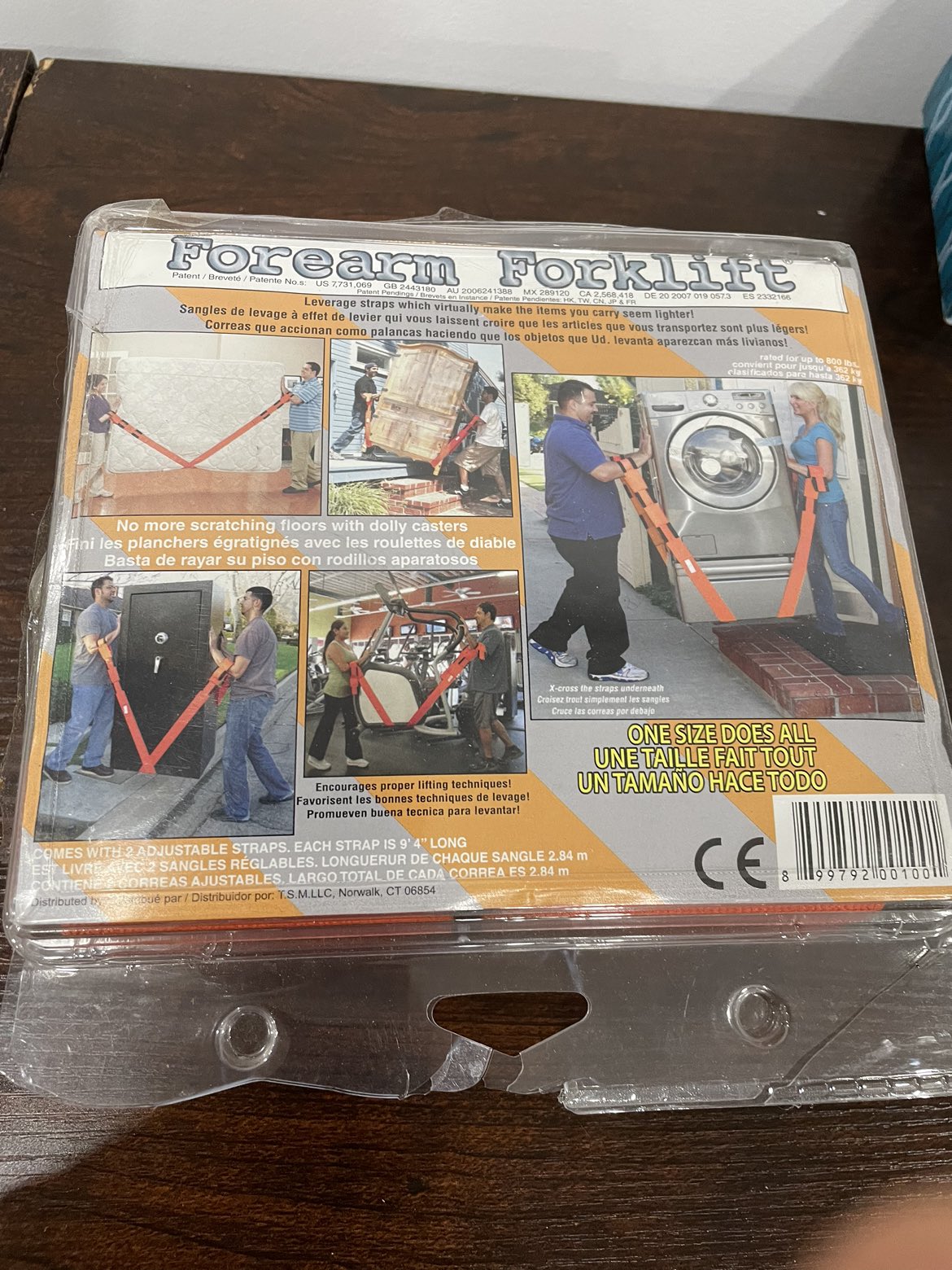 Forearm forklift