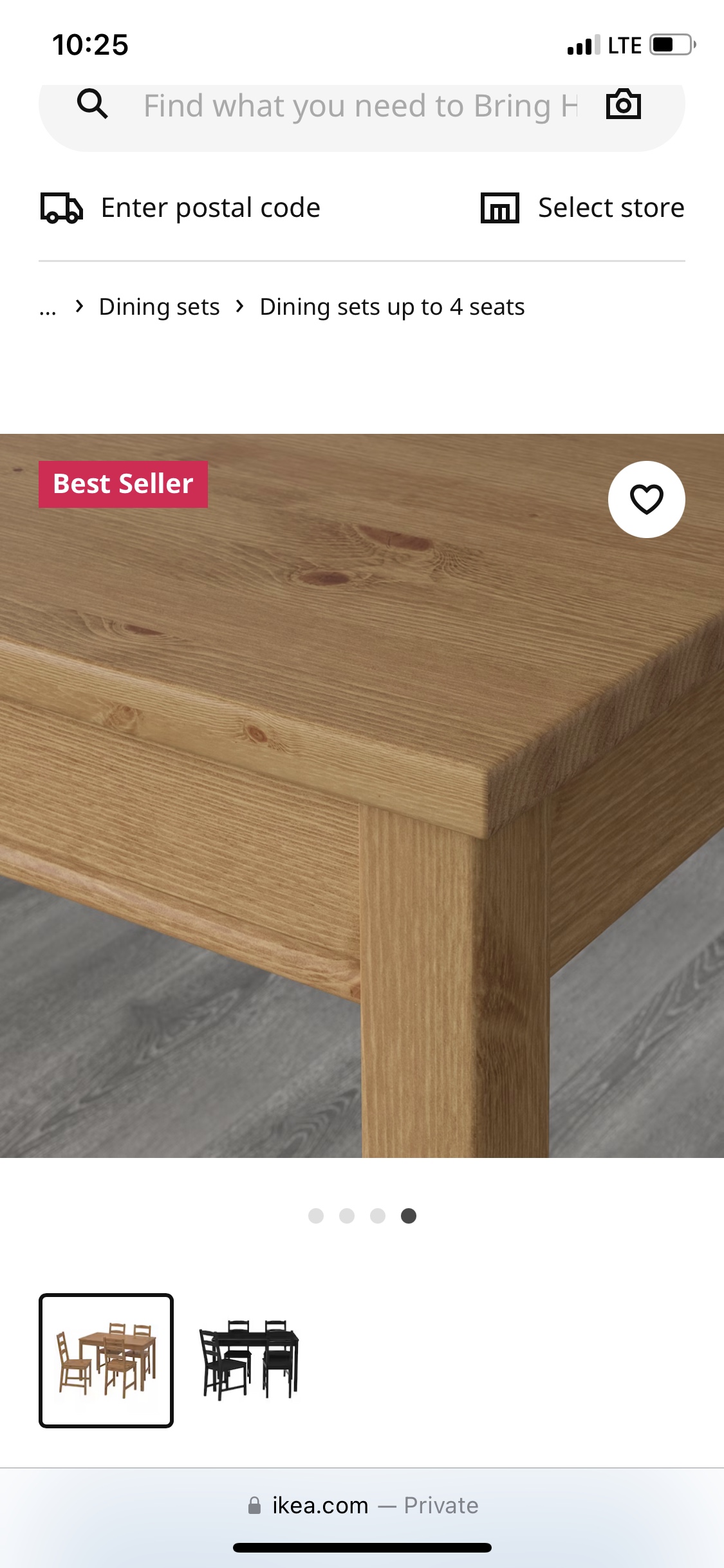 IKEA dining table - photo 2