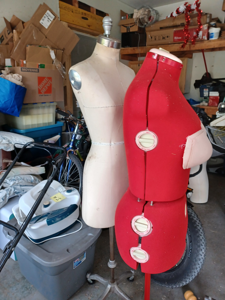 female sewing mannequin half torso no stand