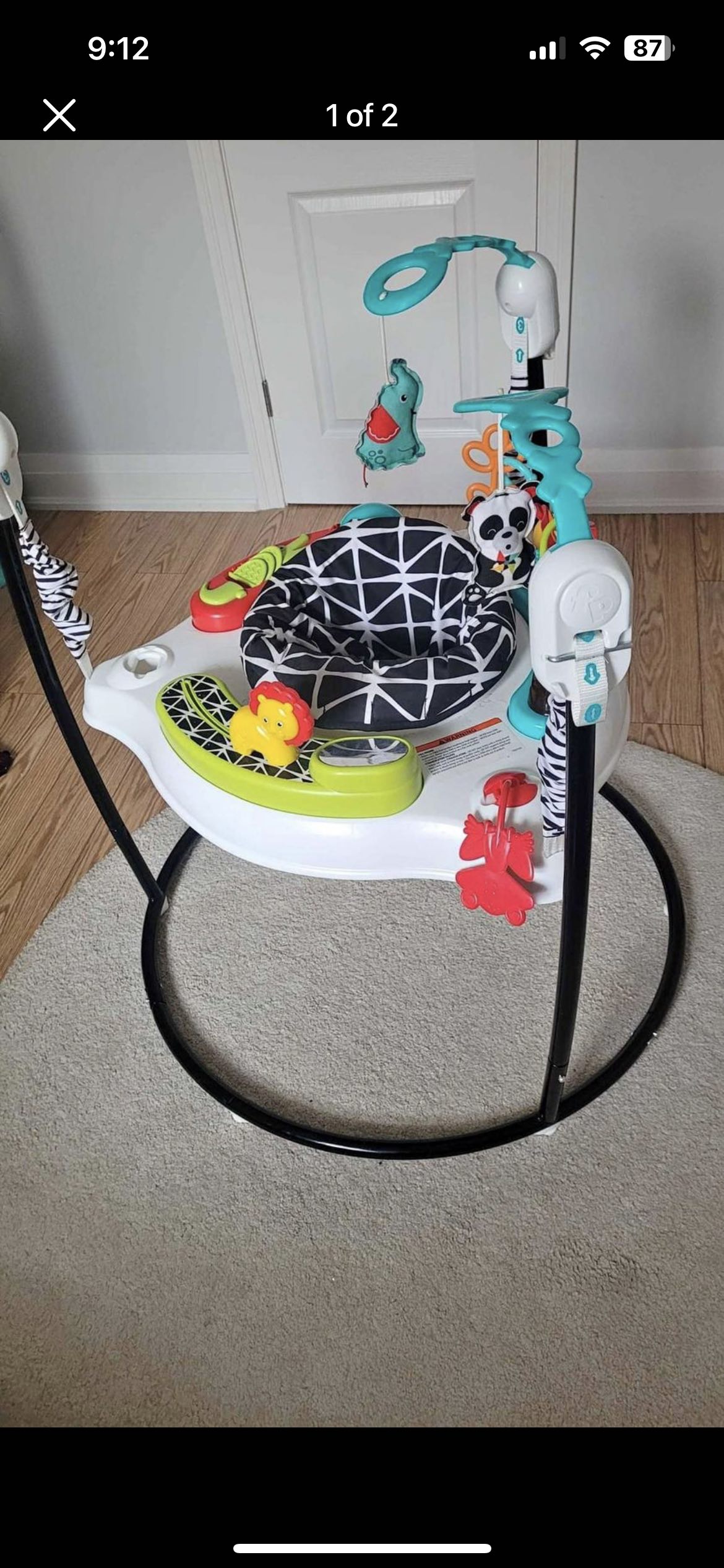 Fisher-Price Animal Wonders Jumperoo Activity Centre, Ages 3M+ thumbnail