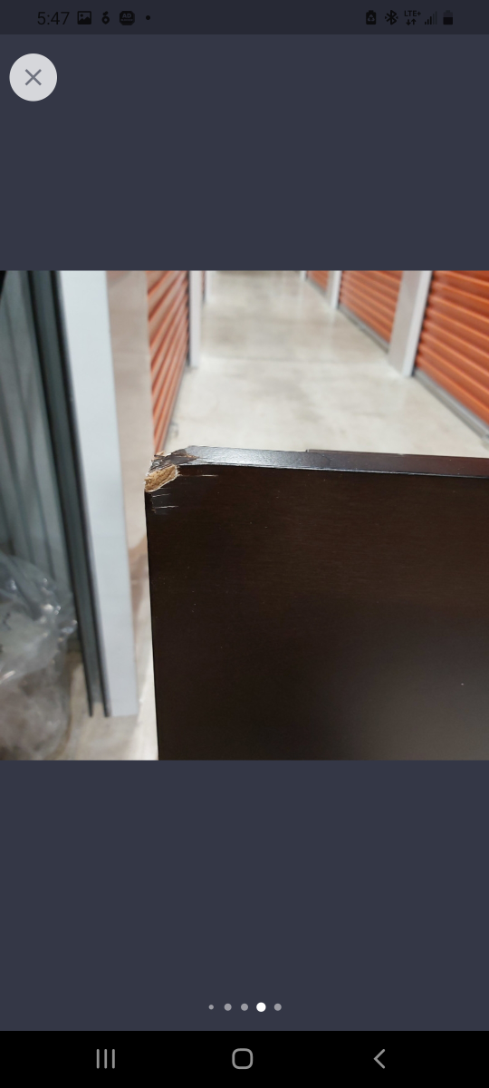 K LIVING Nellie Dining Table-EXPRESSO T-3648 Need Repair image indicator(5)