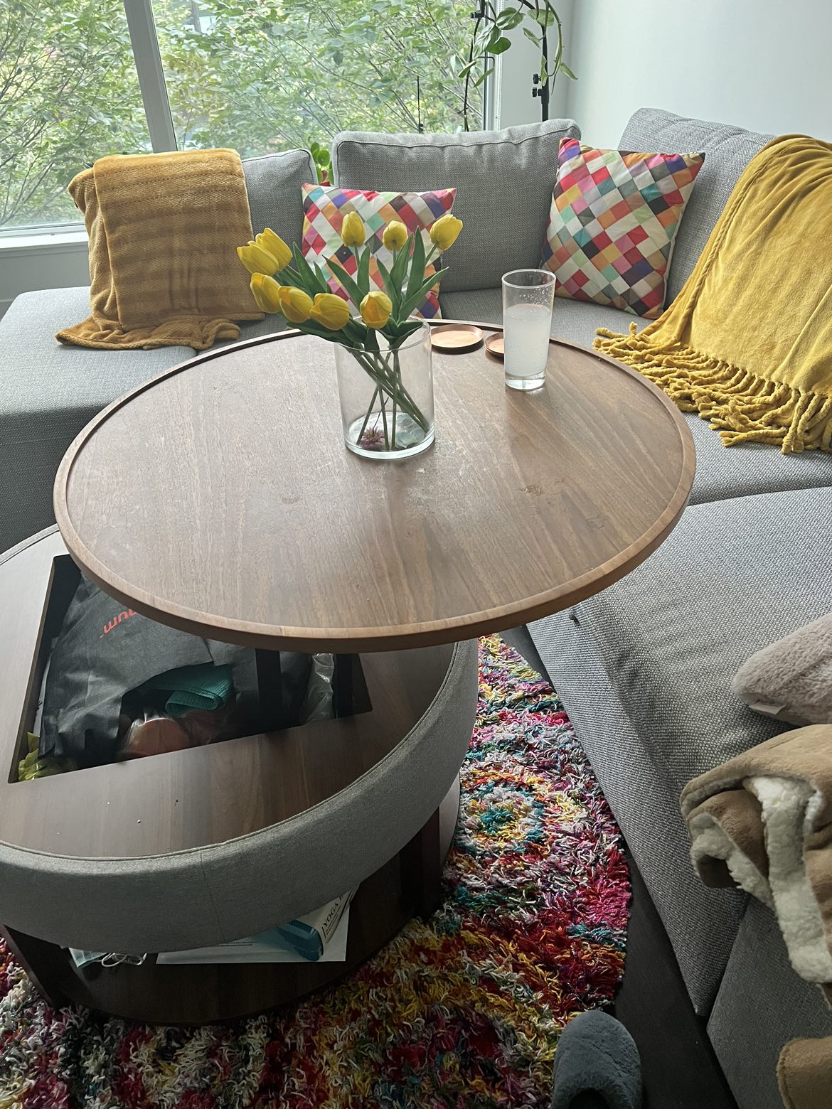 Coffee table with storage - photo 2