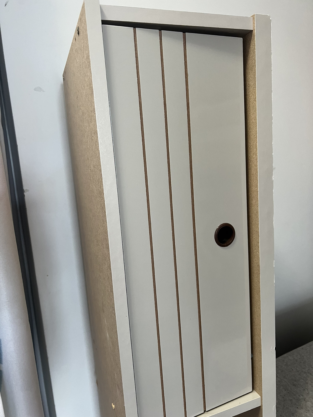 Wall Mounted Entertainment Center in Off-White image indicator(5)