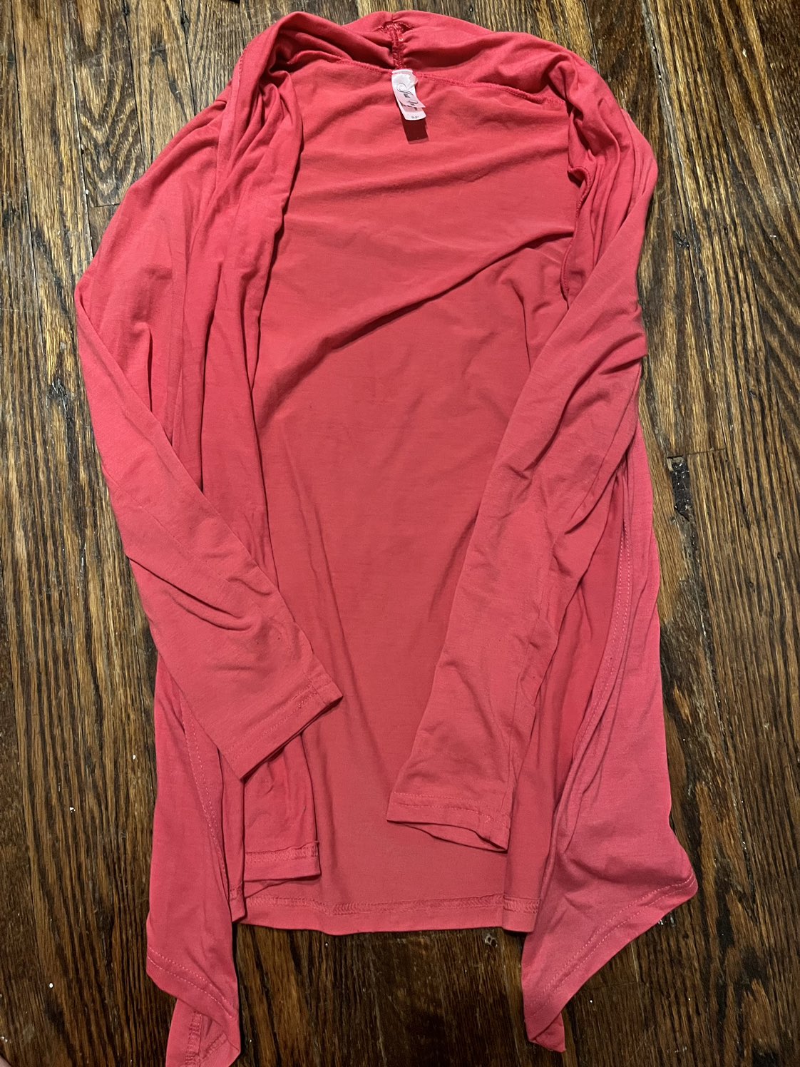 Pink/red cardigan thumbnail