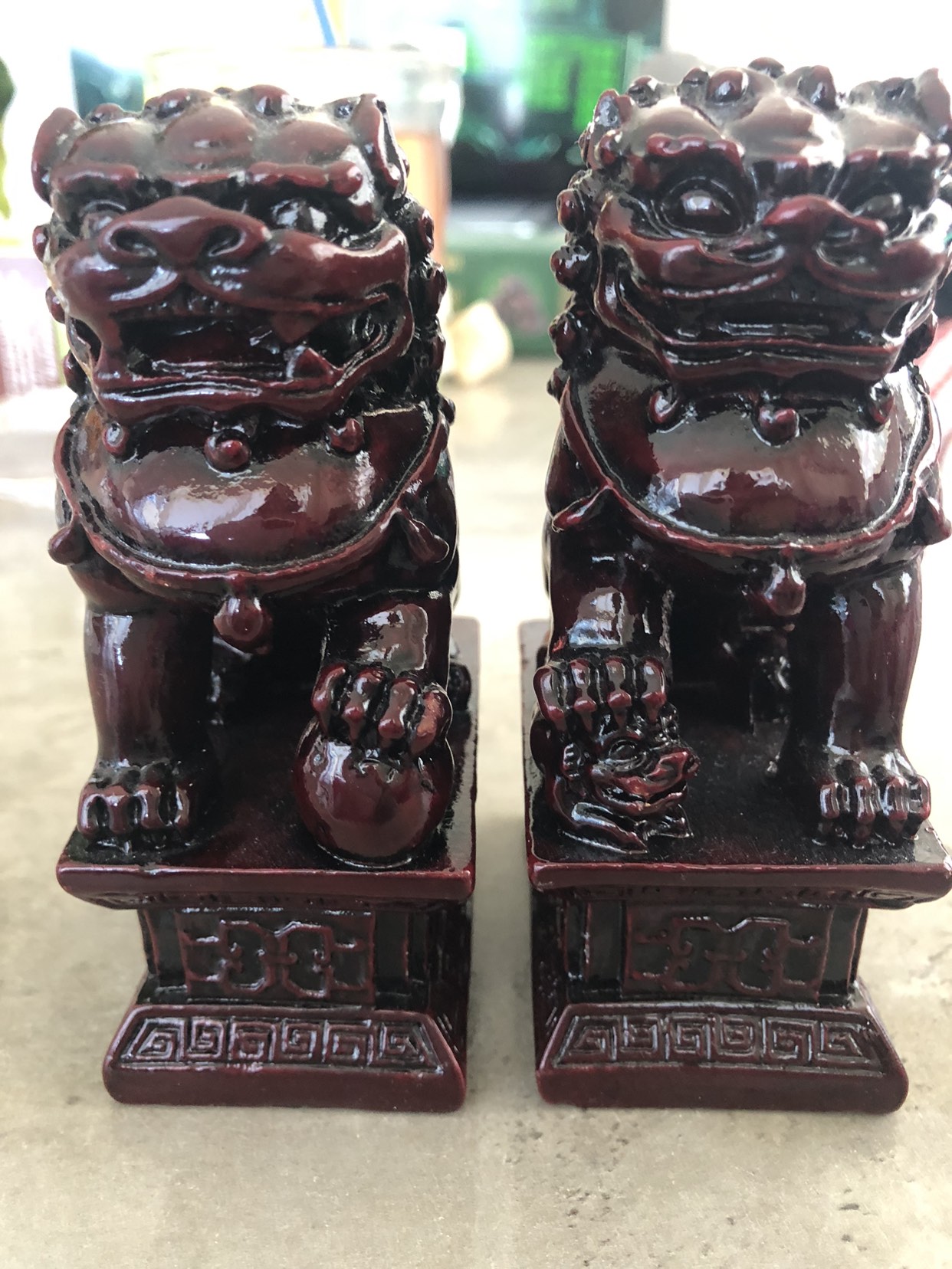 A pair of oriental Chinese figurine thumbnail