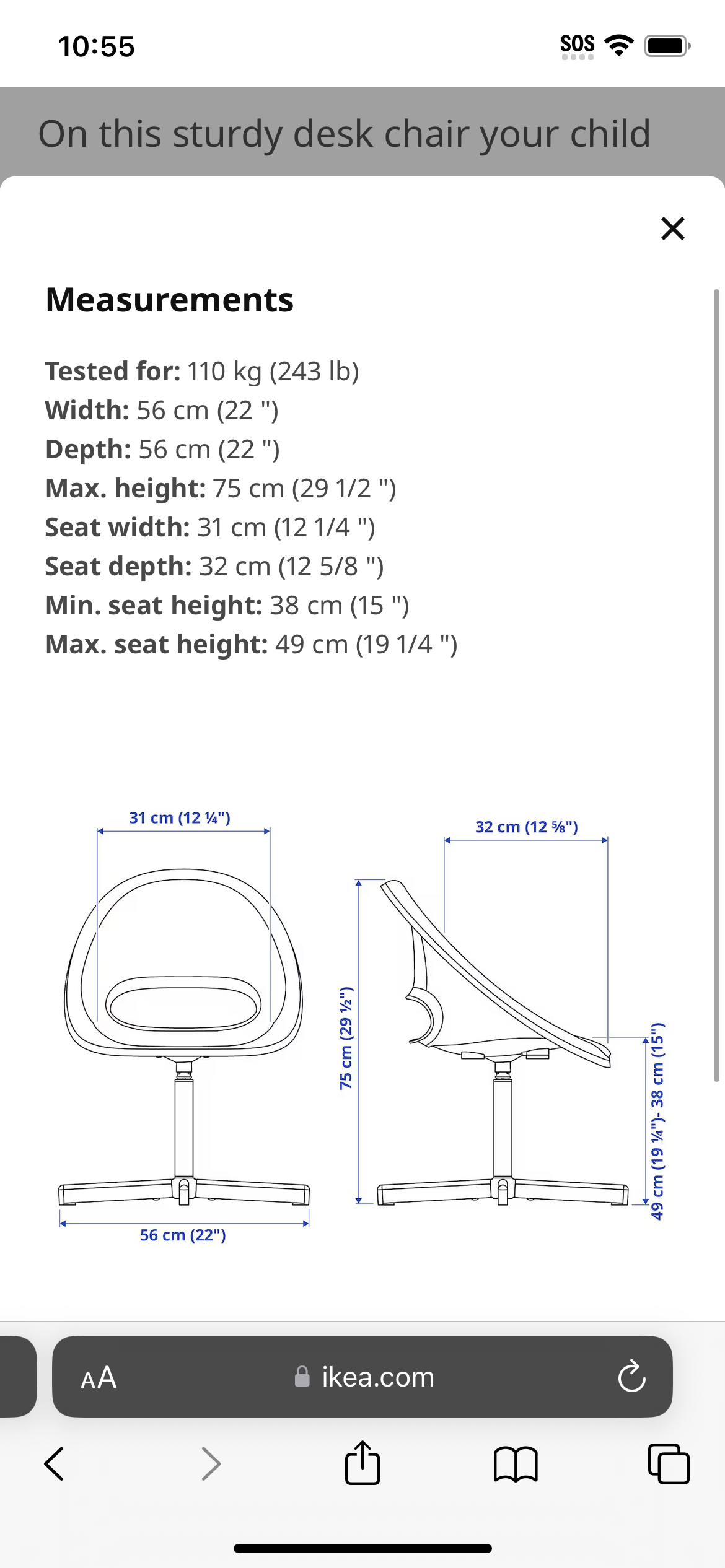 Ikea chair - photo 4