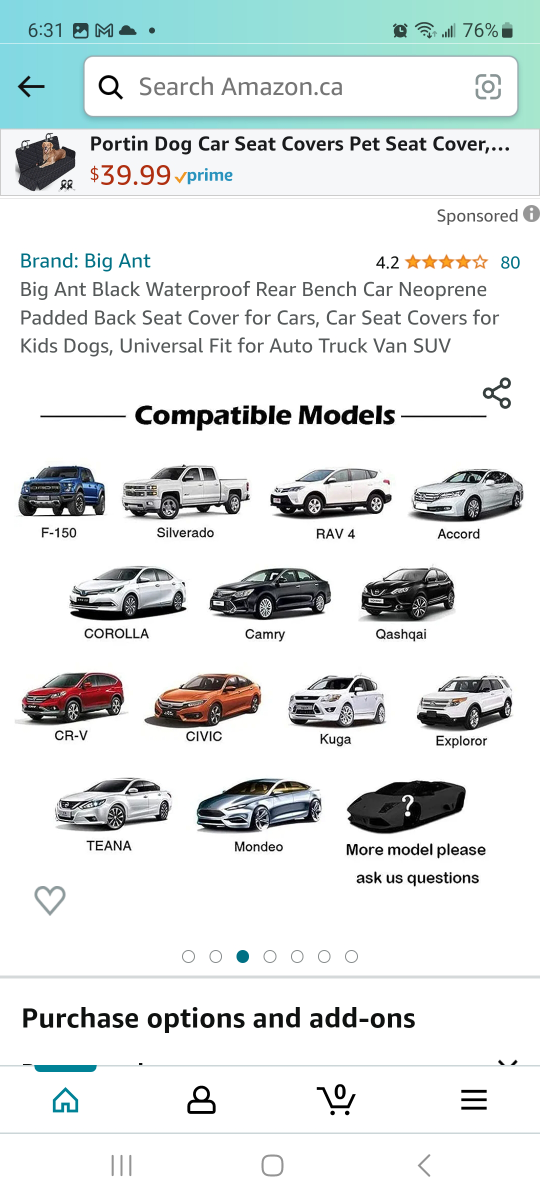 Big Ant Car Bench Cover image indicator(2)