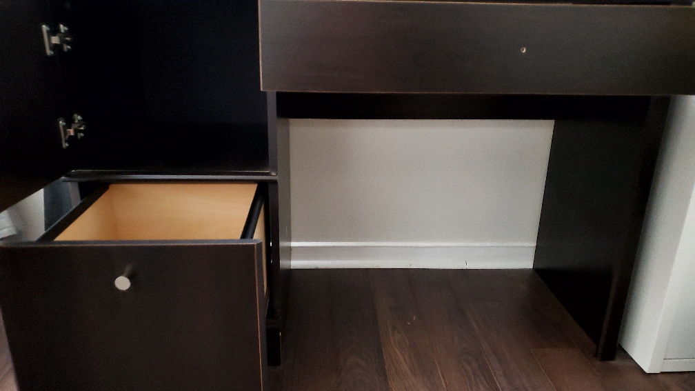[Used] Dark Brown Desk - photo 3