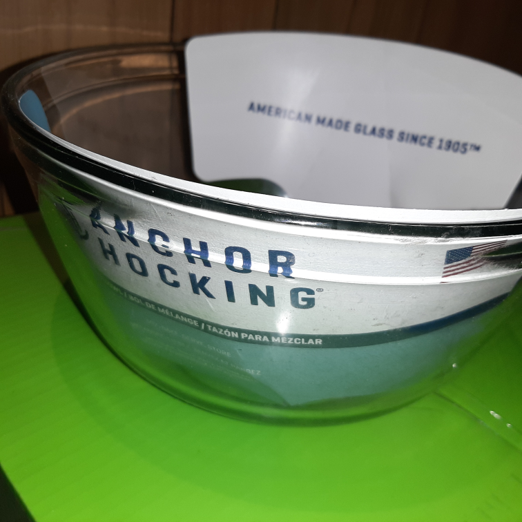 Brand New! ANCHOR GLASS MIXING / OVEN / SERVING BOWL image indicator(3)