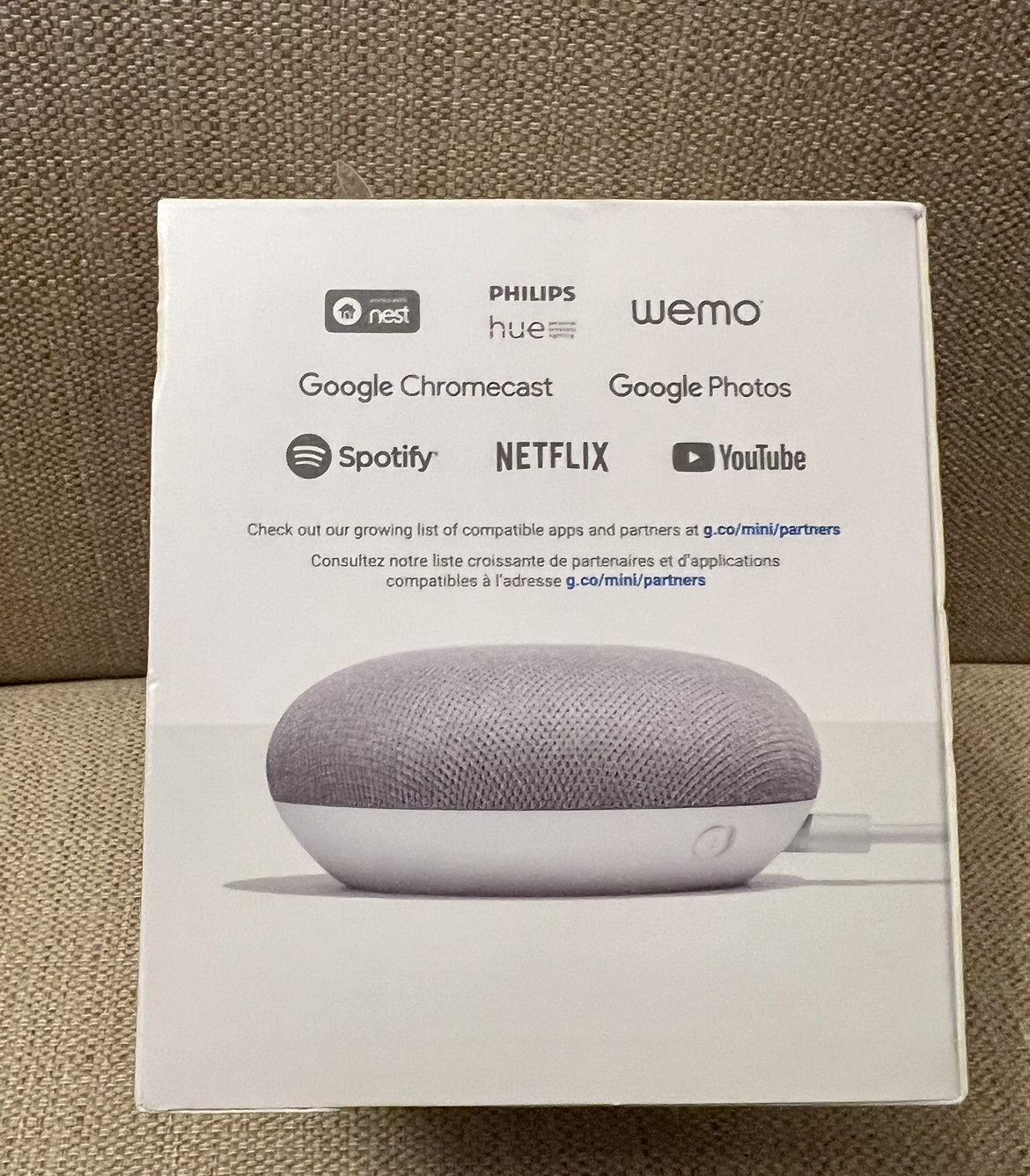 New ✨ Google Home Mini, Chalk thumbnail
