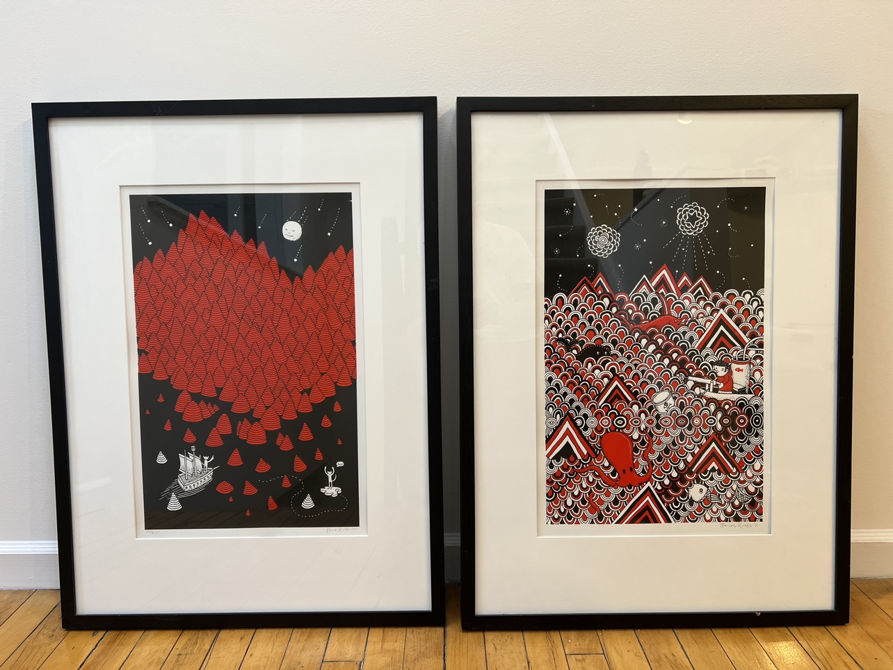 Screen-printed Editioned Framed Art Prints thumbnail