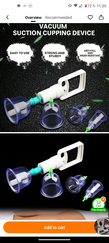 vacuum therapy cupping
