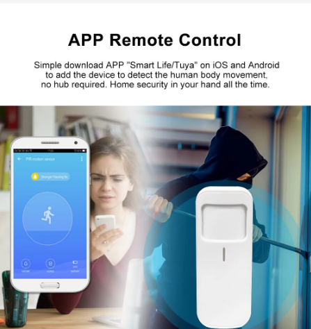 Security Alarm Detector Motion Detector Sensor Human Body Wi-Fi.