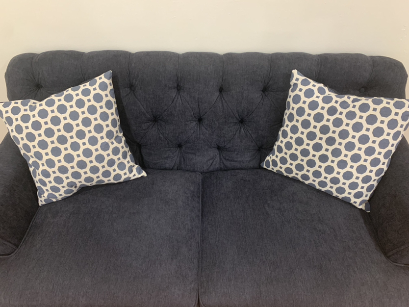 Navy Blue Loveseat - photo 3