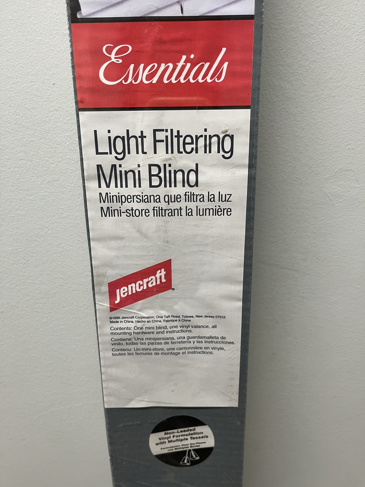 60x64 inch white mini blinds - photo 3