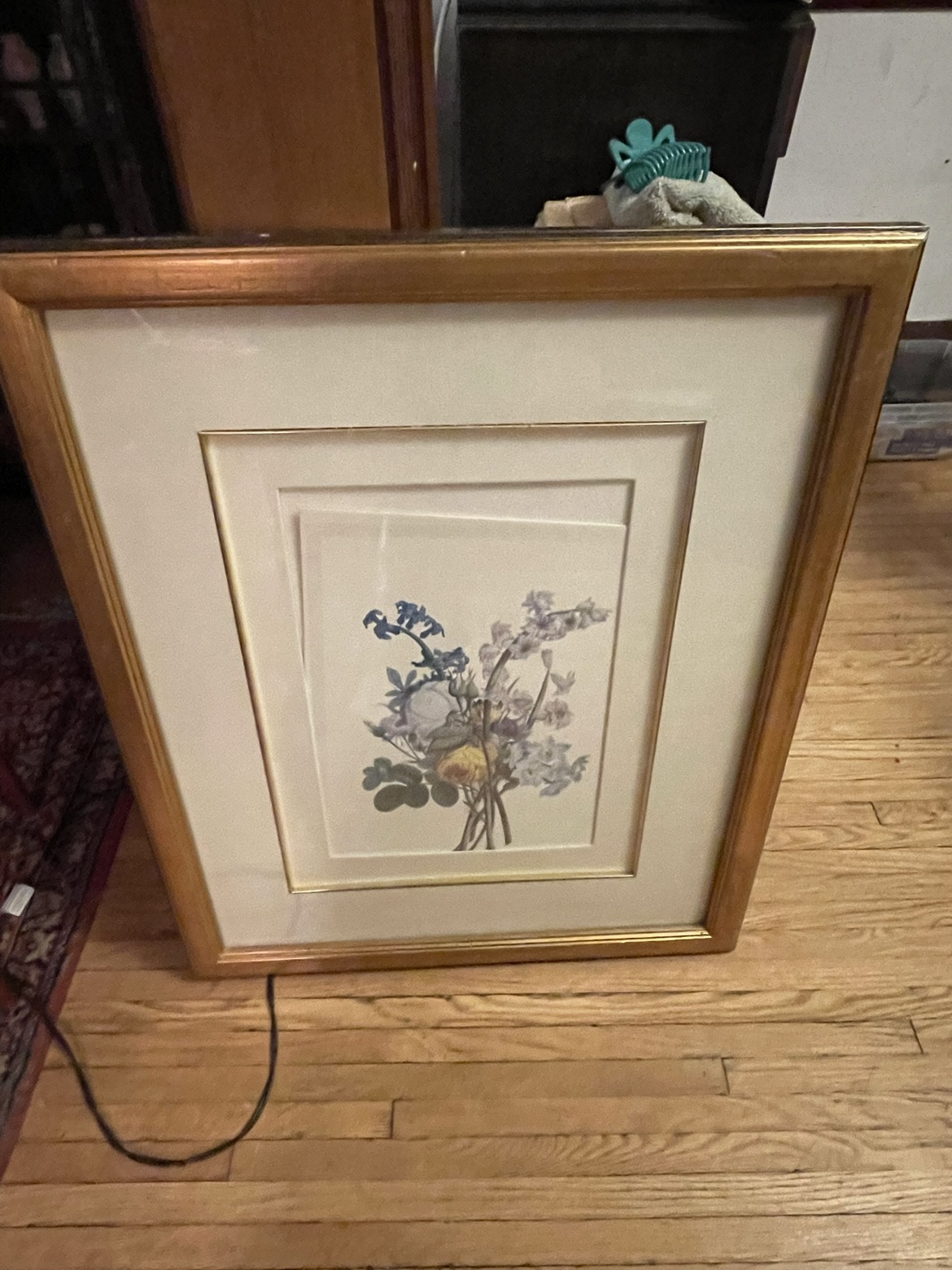 Large gilt frame