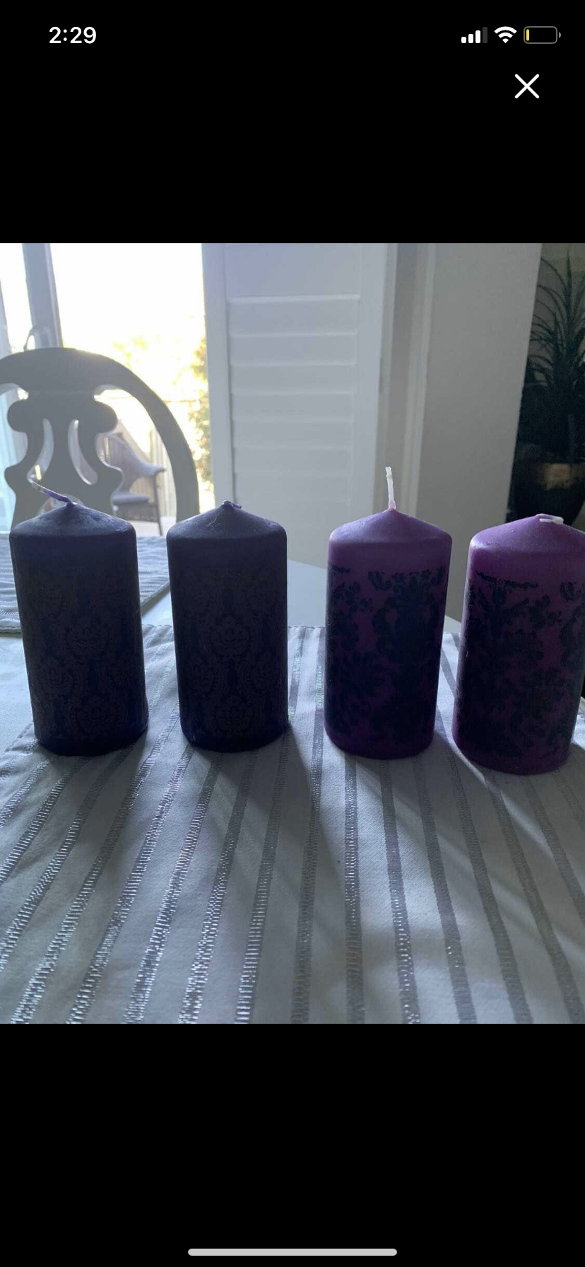 4 pillar candles